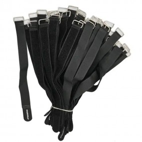 Attaches-câbles velcro personnalisées avec œillet métal...