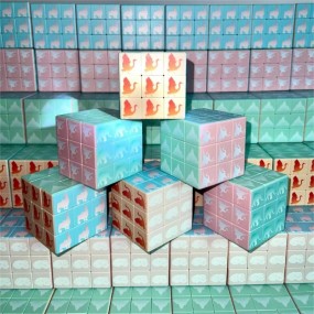 Cube magique 3x3 personnalisé avec logo – Cube publicit...