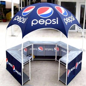 Pavillon de vente mobile personnalisé – Tente hexagonal...