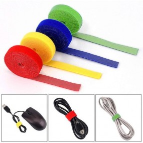 Rouleau d’attaches velcro personnalisées avec texte imp...