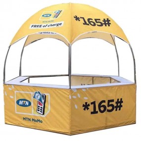Pavillon de vente mobile personnalisé – Tente hexagonal...