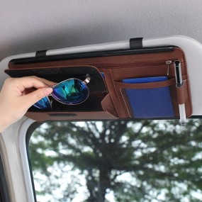 Organisateur pour pare-soleil de voiture avec logo – Ob...