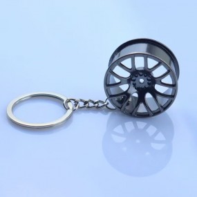 Porte-clés en forme de roue de voiture personnalisés av...