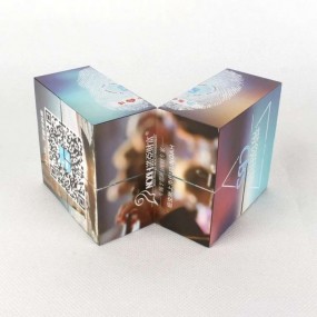 Cube pliable personnalisé – Cube publicitaire avec votr...