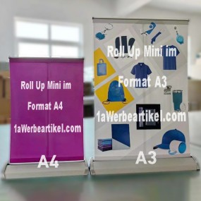 Mini roll-up A4/A3 personnalisé – Impression de présent...