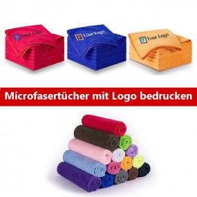 Chiffons microfibres personnalisés avec logo | Lingette...
